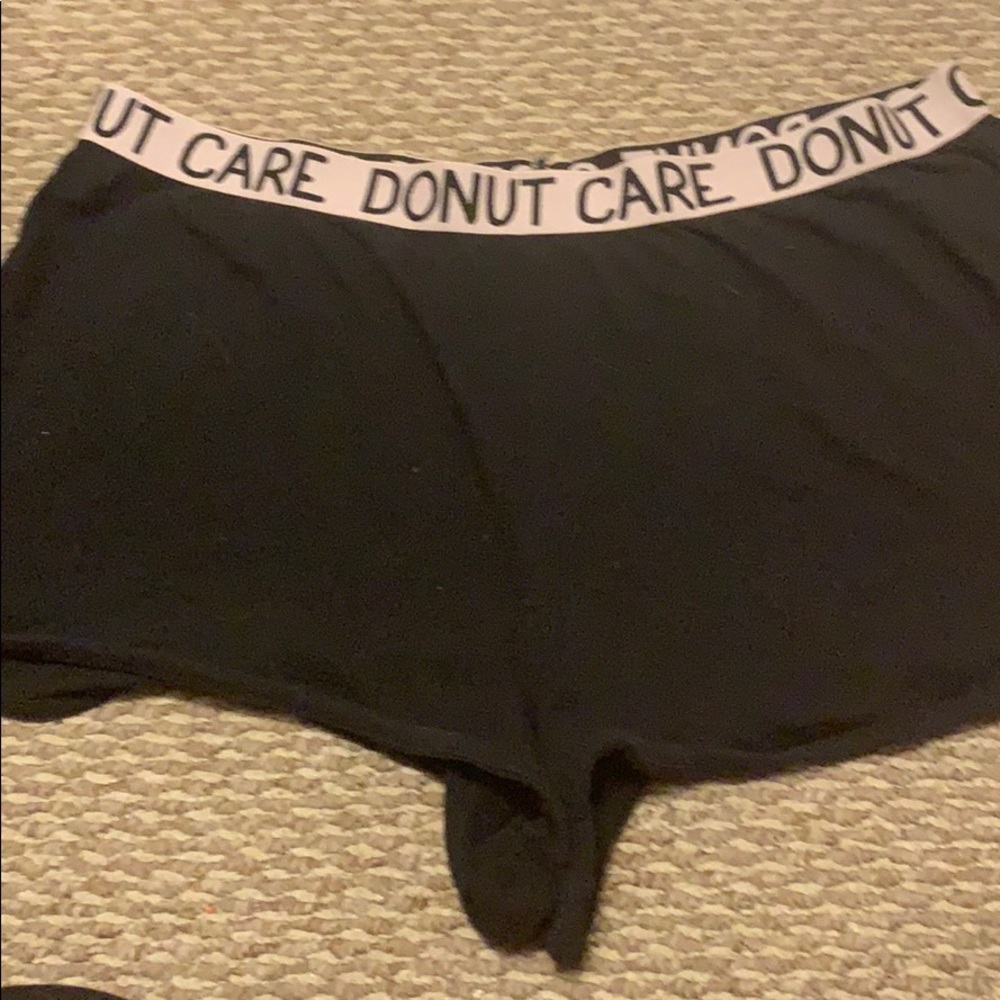 “Donut care” shorts and tee